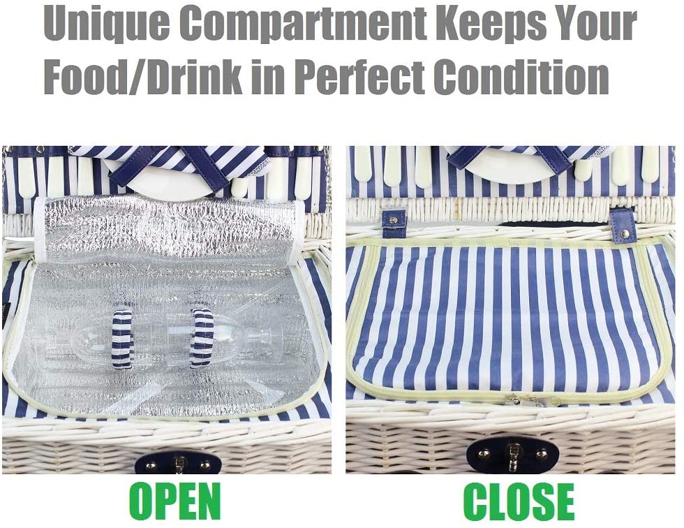 Picnic Basket for 2 Persons